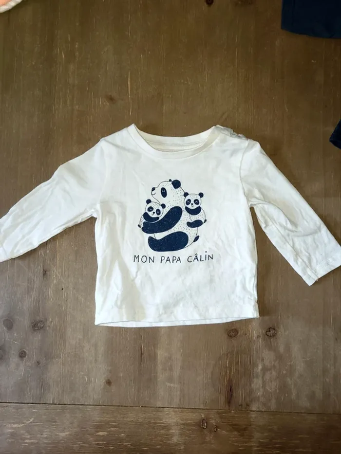 Lot 2 tee-shirt Verbaudet 3 mois - photo numéro 2