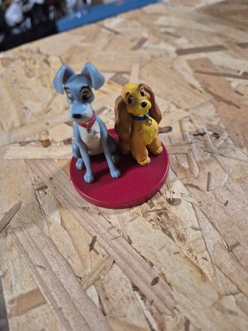 Figurine audio disney la belle et le clochard