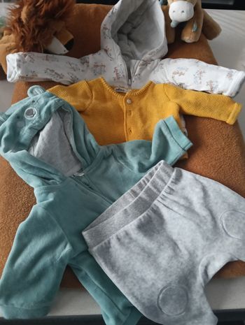 Lot de vestes et gilet bébé garçon