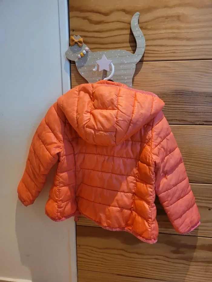 Doudoune corail fille 3 ans - photo numéro 2