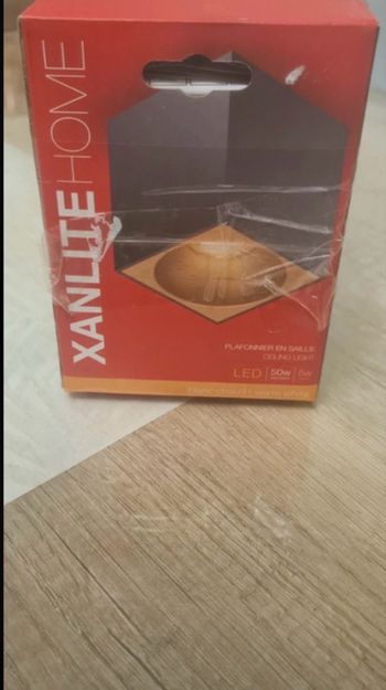 Plafonnier en saillie noir neuf