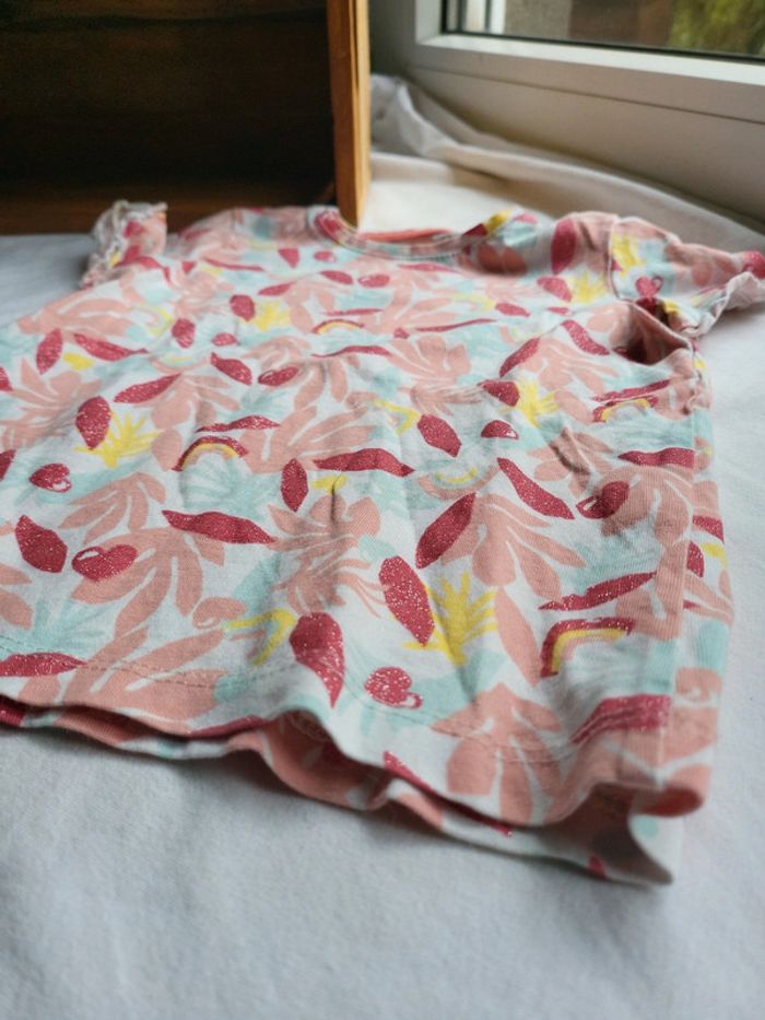 T-shirt tropical brillant 18 mois - photo numéro 3
