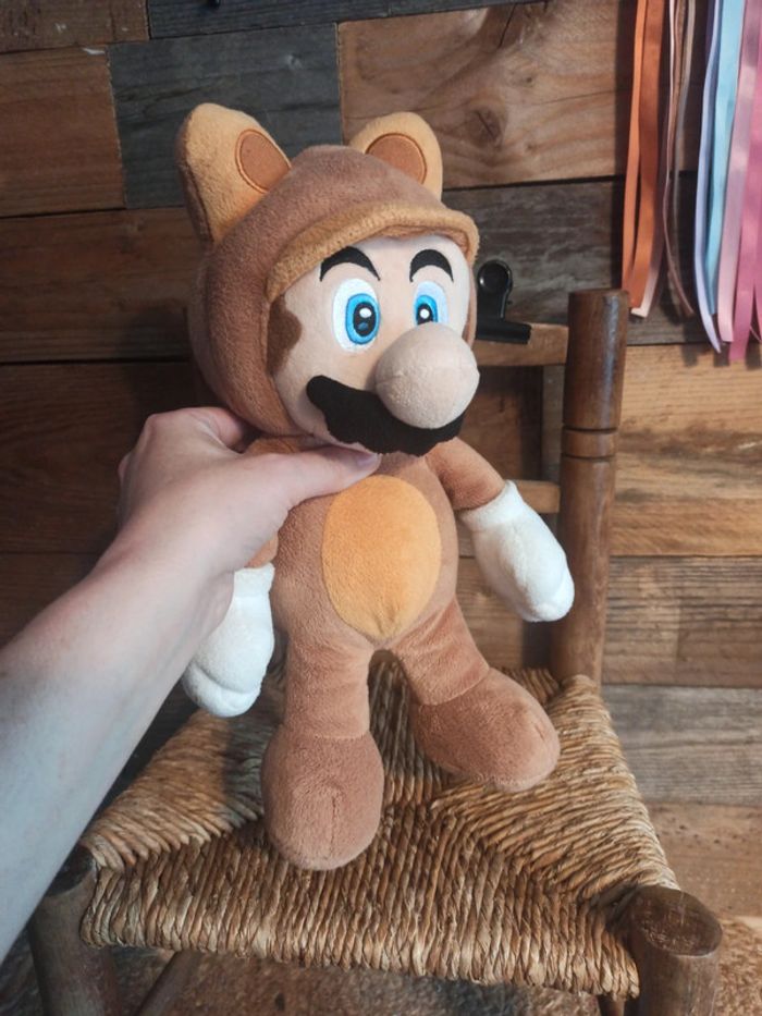 Peluche Super Mario raton laveur tbe - photo numéro 5
