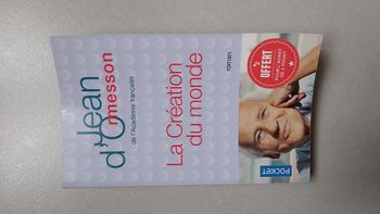 La création du monde Jean d'ormesson