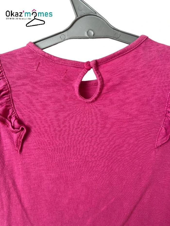 T-shirt rose fuchsia motif guépard - DPAM 5 ans - photo numéro 4
