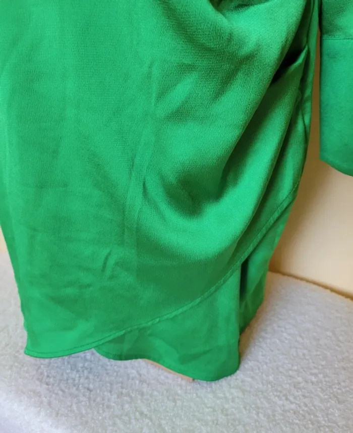 Magnifique robe verte Mango - photo numéro 7
