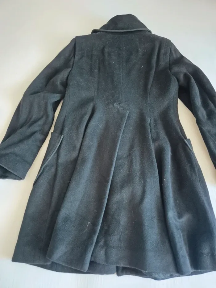 Manteau en laine Zara Woman taille M - photo numéro 13
