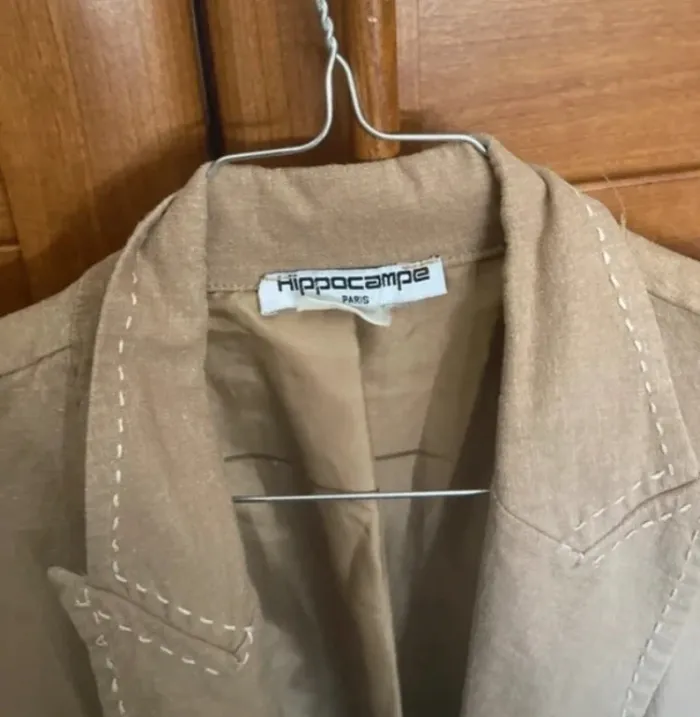 Veste femme coton lin 36 S hippocampe - photo numéro 3