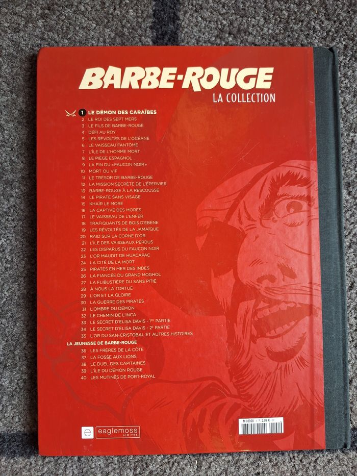 Barbe Rouge - le démon des Caraïbes BD de Charlier-Hubinon - photo numéro 2