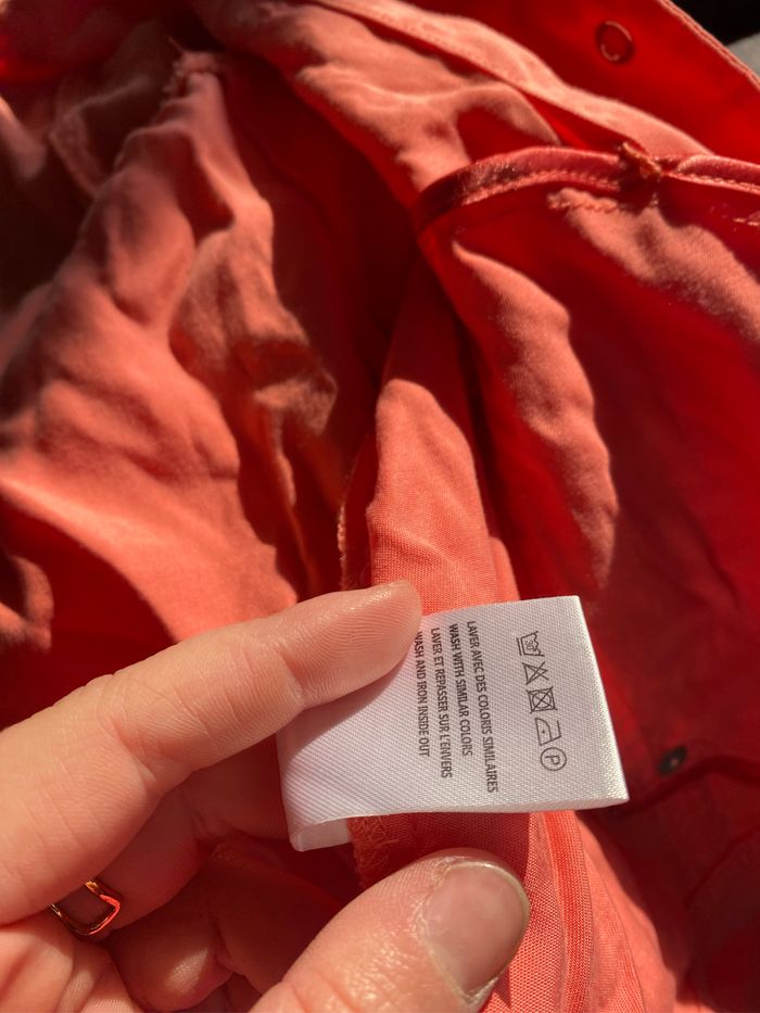 Veste couleur corail. 100% matière lyocell - photo numéro 9
