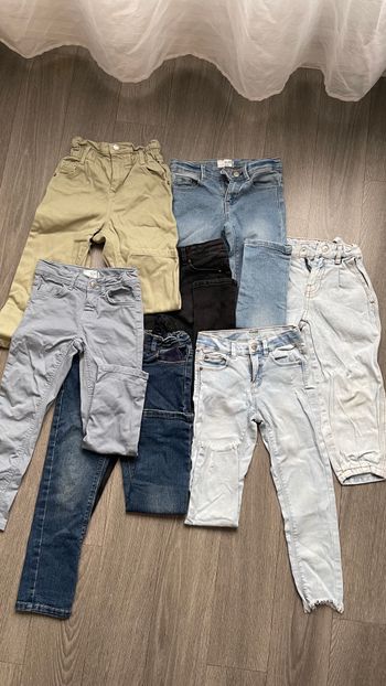 Lot de 7 jeans