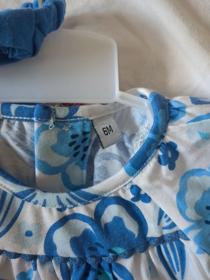 Lot tunique short bandeau 6 mois - photo numéro 3