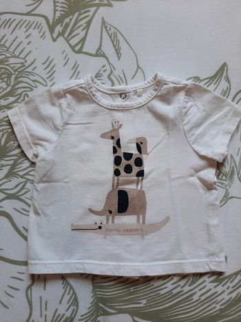 Tee-shirt manche courte 1mois