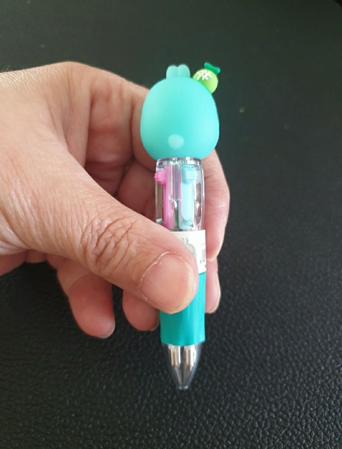 Mini stylo 4 couleurs vert - photo numéro 2