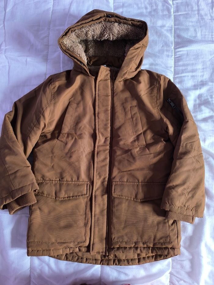 Parka camel doublée 10 ans