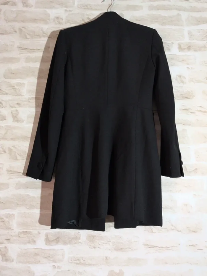 Veste longue ZARA – Noire – Taille M - photo numéro 3