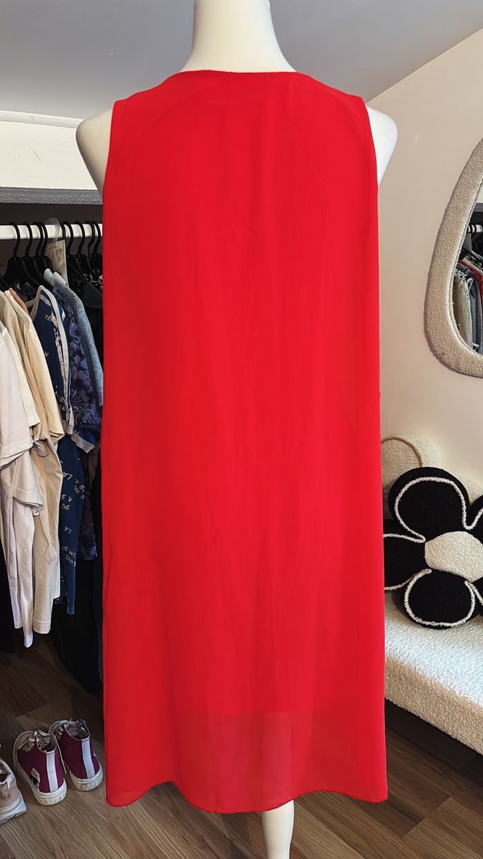 Robe longue rouge légère Made In Italy TU - photo numéro 3