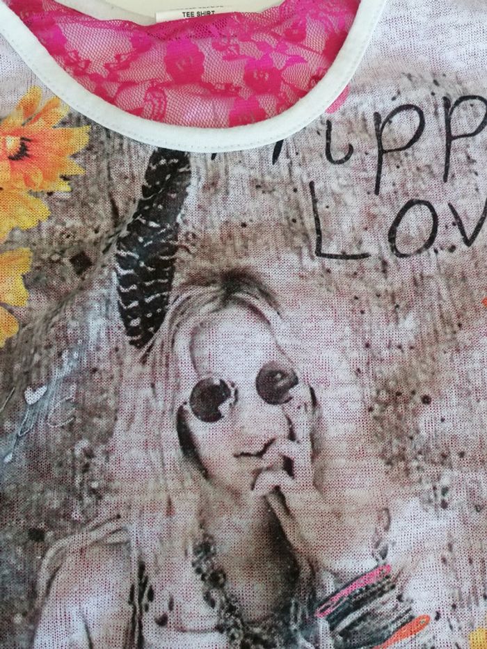 Thee shirt dentelle T 6 ans 👧🏻 - photo numéro 5