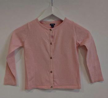 Gilet fille rose clair 5 ans