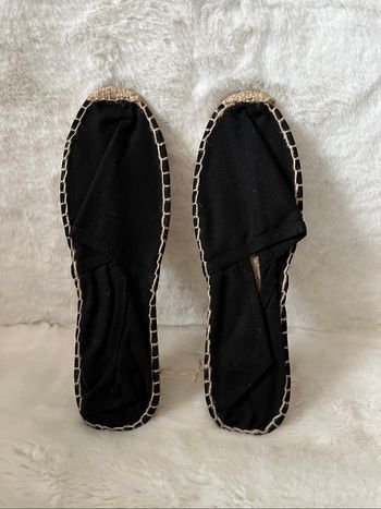 Espadrilles noires pointure 44