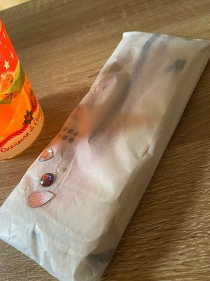 Magnifique foulard bleu marine et beiges - photo numéro 4