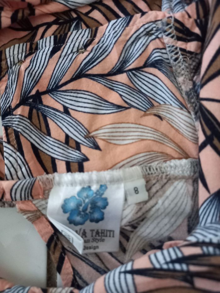 Robe d ete fille acheter a tahiti taille 8 ans matiere viscose - photo numéro 8