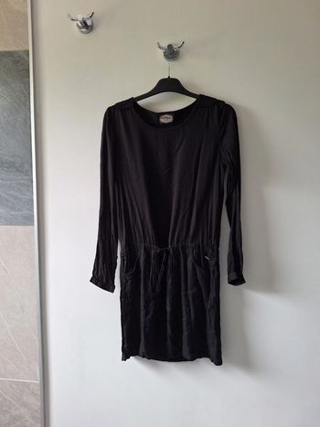 Robe noire fluide kaporal femme t34