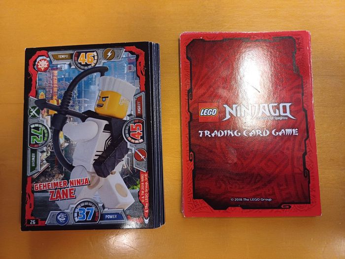 Lot de 5 cartes Lego Ninjago - Série 3 2018 Allemagne