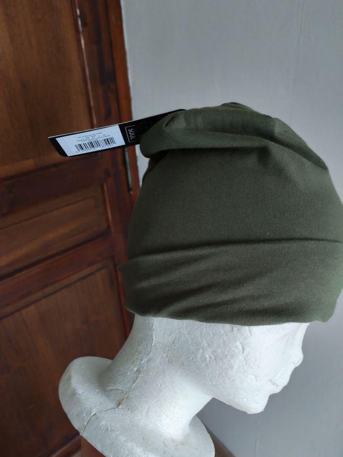 Bonnet vert kaki en coton neuf Stark Soul - photo numéro 2