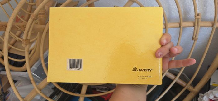 Classeur fiche bistrol bleu rouge jaune noir - photo numéro 9