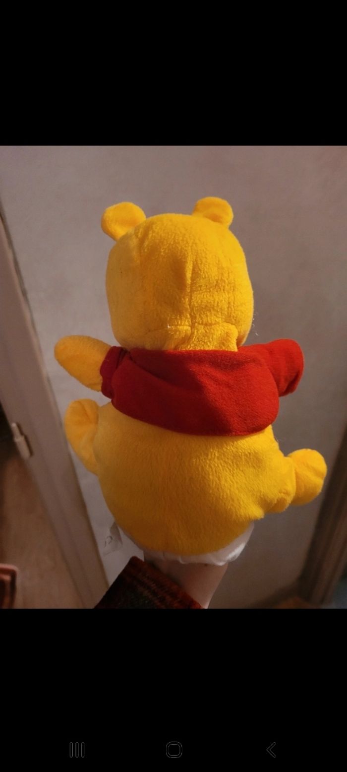 Peluche marionette winnie l'ourson - photo numéro 2