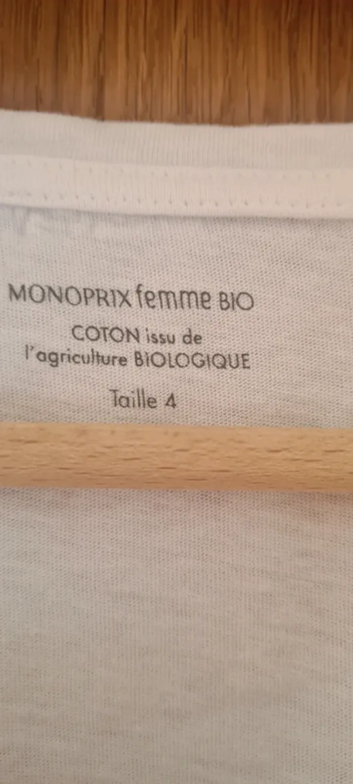 T-shirt blanc Adorable Monoprix - photo numéro 2