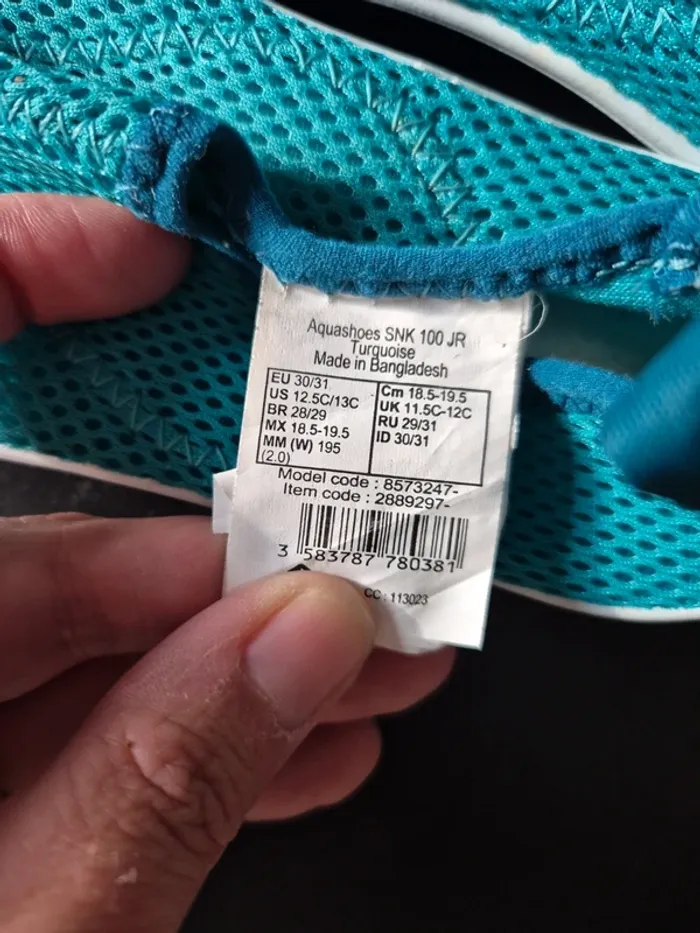 Chaussures aquatiques rivière mer 30/31 - photo numéro 2