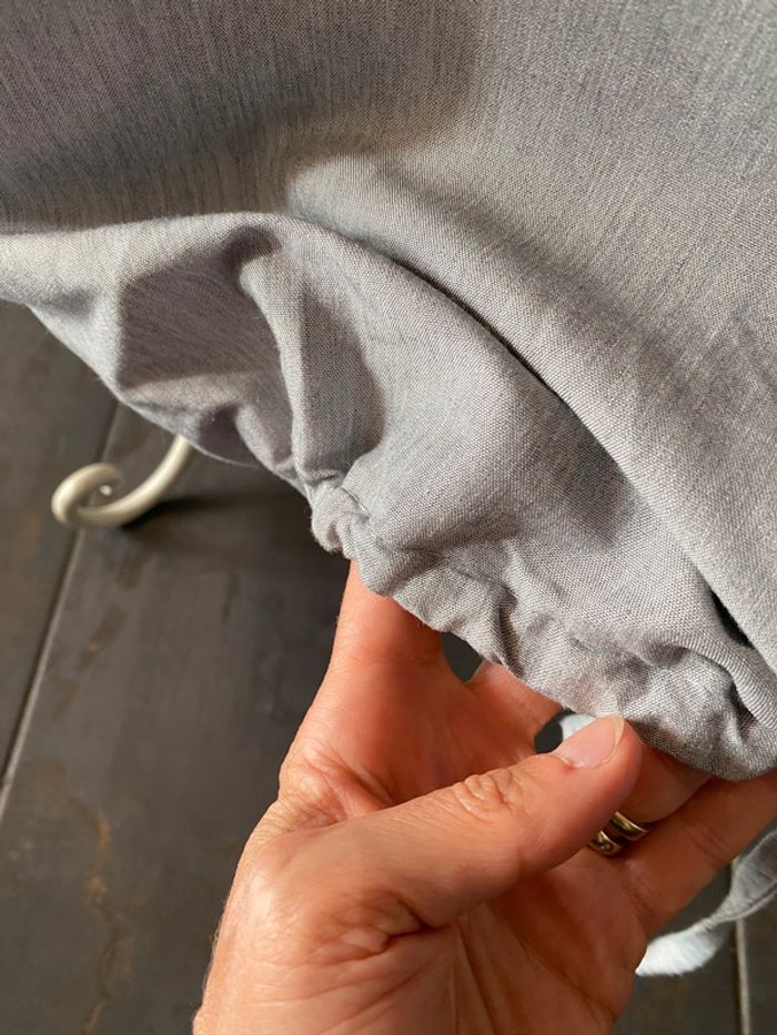 Jupe longue La City gris bleu clair taille 36 - photo numéro 17