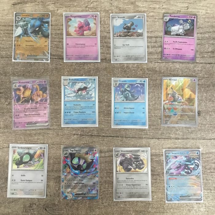 Cartes promo écarlate et violet