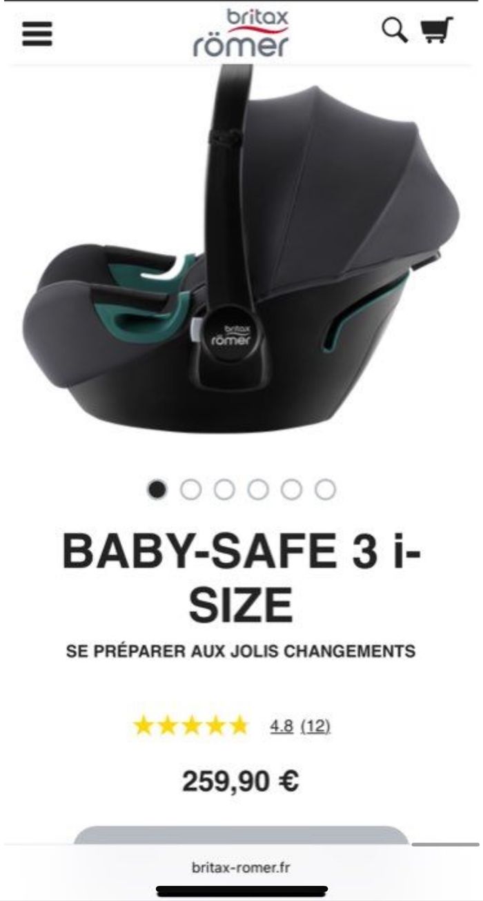 Siège auto britax romer baby safe 3 I-fixe - photo numéro 8