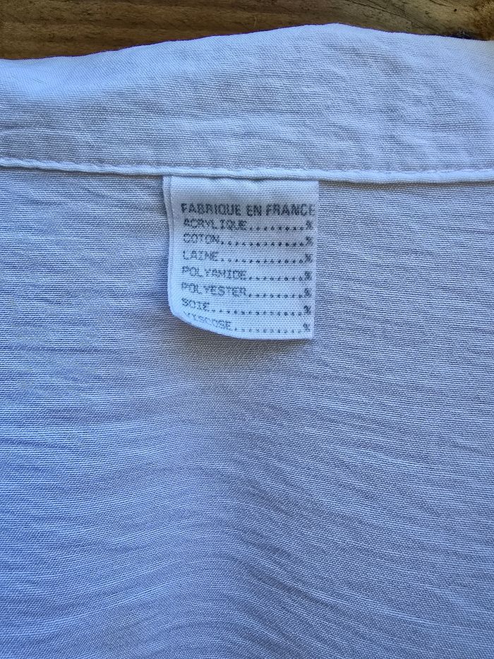 Blouse Manches chauve-souris 🍒fabriqué en France Vintage🍒taille unique voir mesures descriptif - photo numéro 7