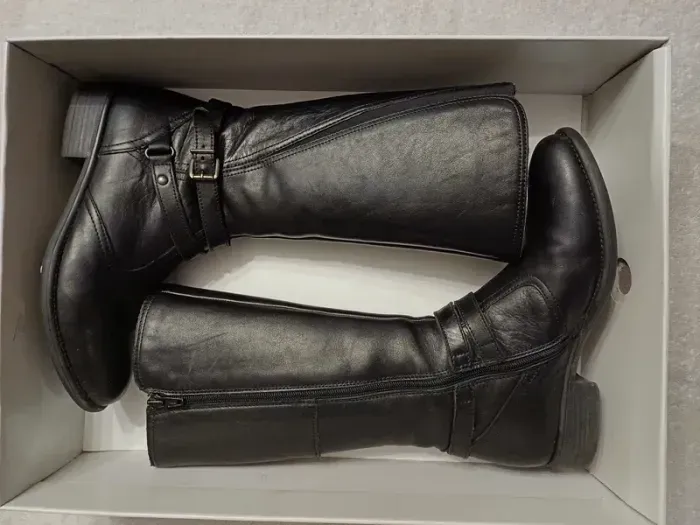 Bottes cuir La Halle pointure 36 (réf perso 83)(familleac72) - photo numéro 6