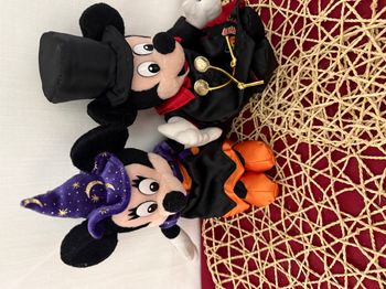 Peluche Disney Minnie et Mickey pour Halloween - Disneyland