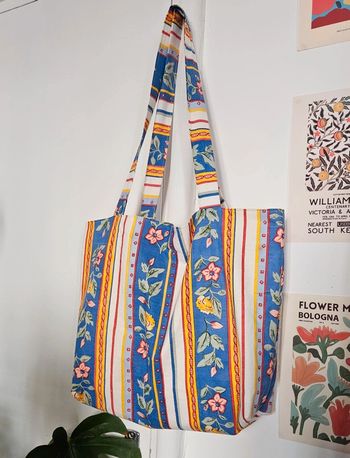 Tote bag provençal fleuri