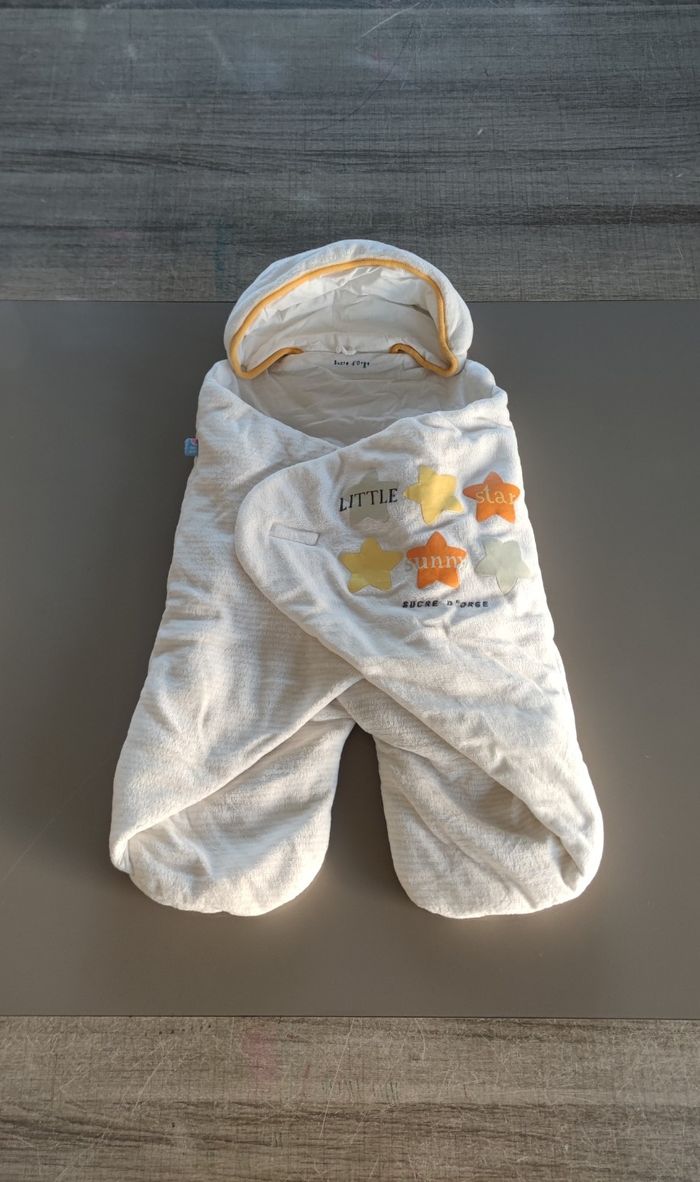 Nid d'Ange Sucre d'Orge - Blanc Étoiles - 'Little Sunny Star' - Mixte