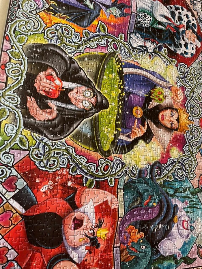 Puzzle 1000 pièces les méchantes de Disney - photo numéro 2