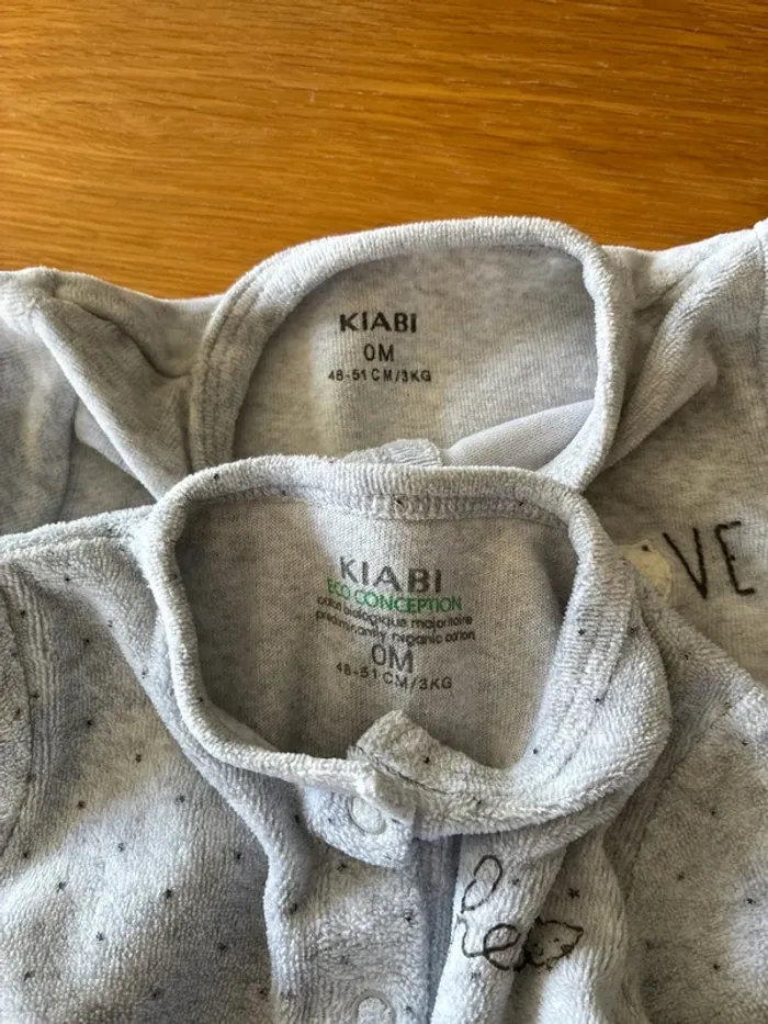 Pyjama kiabi lot de 2 - photo numéro 3