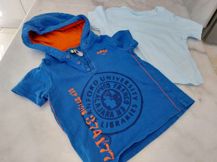 Lot sweat capuche tee shirt 23 mois