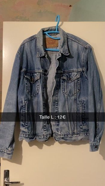 Veste jean homme