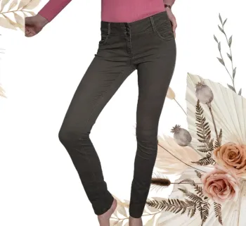 Jeans slim kaki Cache Cache 36