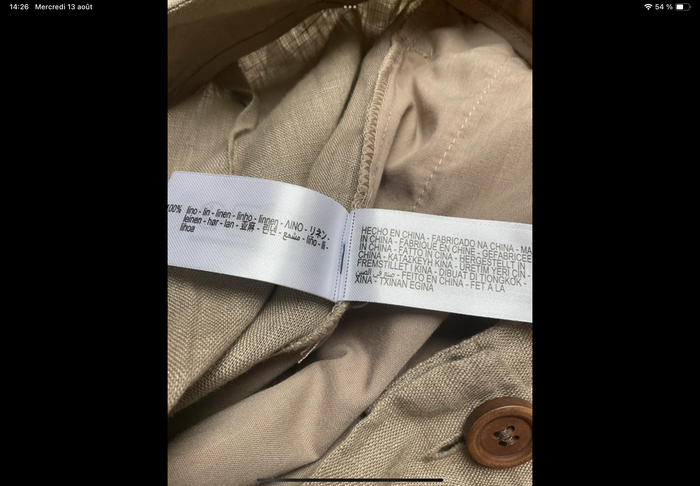 ZARA pantalon lin - photo numéro 7