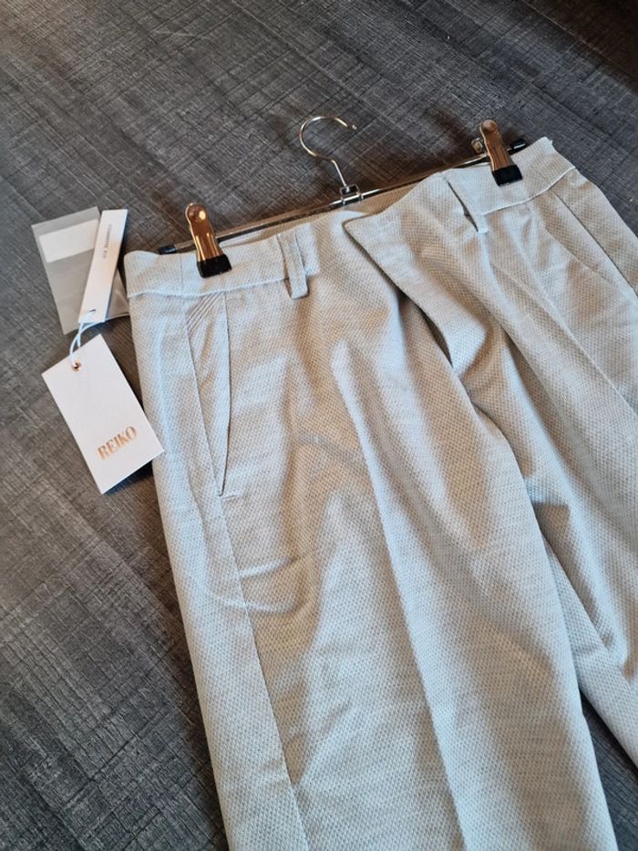 Pantalon tailleur gris reiko - photo numéro 2
