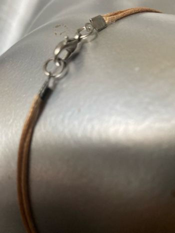 Joli collier Oeil de chat hibou chouette - photo numéro 8