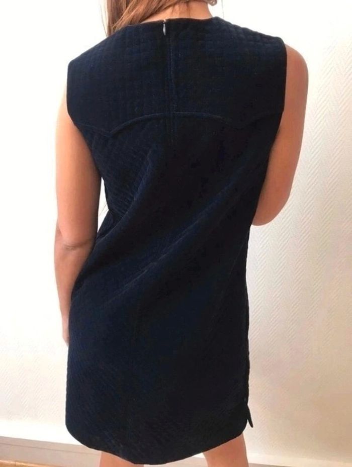 Robe Riera en velours marine MAJE 😍 prix boutique 295€ - photo numéro 9